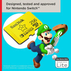 SanDisk 256GB microSDXC-Card, Licensed for Nintendo-Switch - SDSQXAO-256G-GNCZN