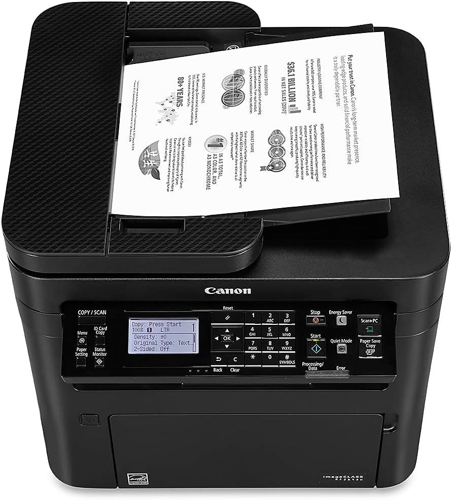 Canon Image CLASS MF264dw (2925C020) Multifunction, Wireless Laser Printer, AirPrint, 30 Pages Per Minute and High Yield Toner Option