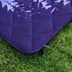 Weatherproof Vintage Portable Picnic Blanket (60in x 72in) - Foldable & Sandproof Beach & Camping Blanket - With Carry Strap (Stars)