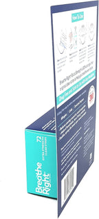 Breathe Right Nasal Strips, Extra Clear for Sensitive Skin, 72 Clear Strips