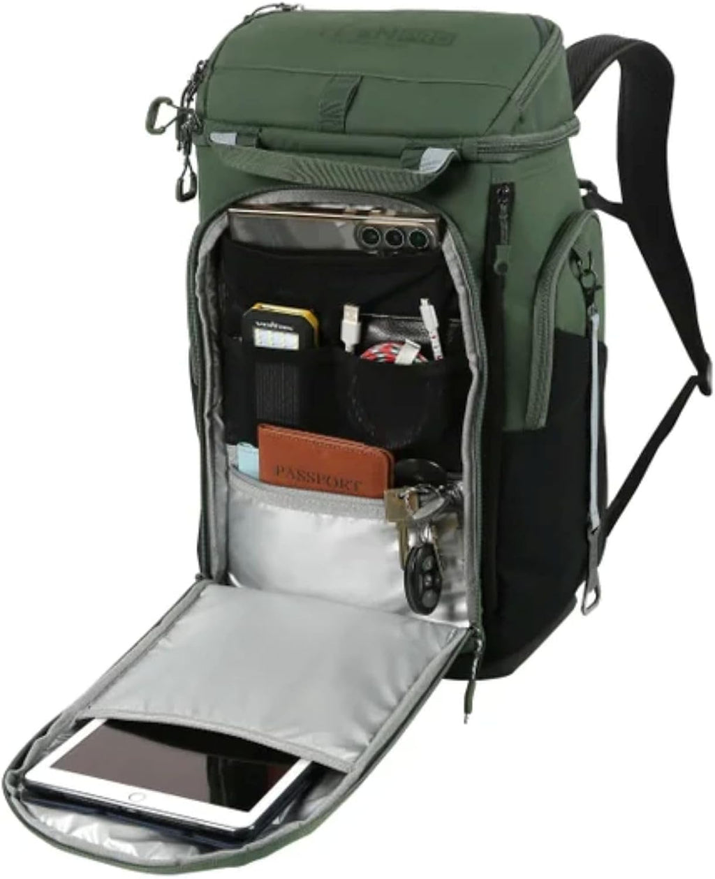 Titan PRO By ARCTIC ZONE Insulated Backpack Cooler with Ice Walls (Camo-Green)