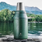 64oz Double Walled Jug with 4 Stackable Stainless Steel Cups
