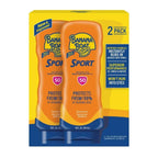 Banana Boat Sport Broad Spectrum SPF 50 Sunscreen Lotion | Oxybenzone Free, Water Resistant | Total 20 fl oz | 2-pack