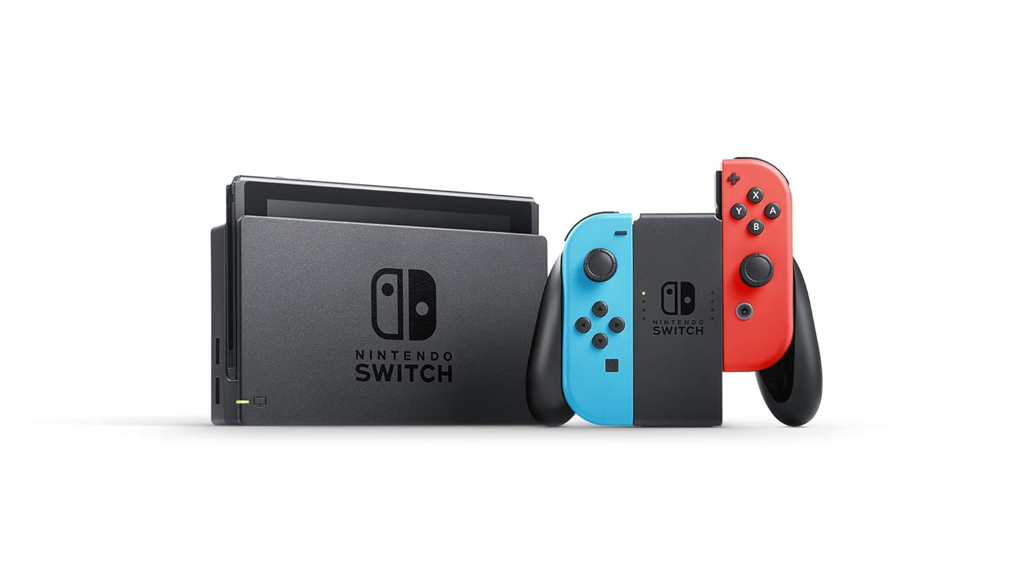 Nintendo Switch with Neon Blue and Neon Red Joy-Con - Handheld Gaming Console [video game]