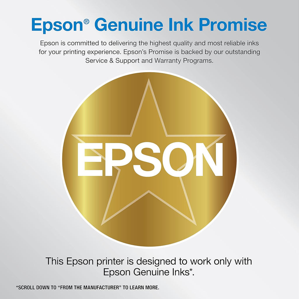 Epson Workforce Pro WF-7310 Wireless Wide-Format Printer with Print up to 13" x 19" Auto Double-Sided Printing max 11" x 17", 500-sheet Capacity, 2.4" Color Display, Smart Panel App - Black