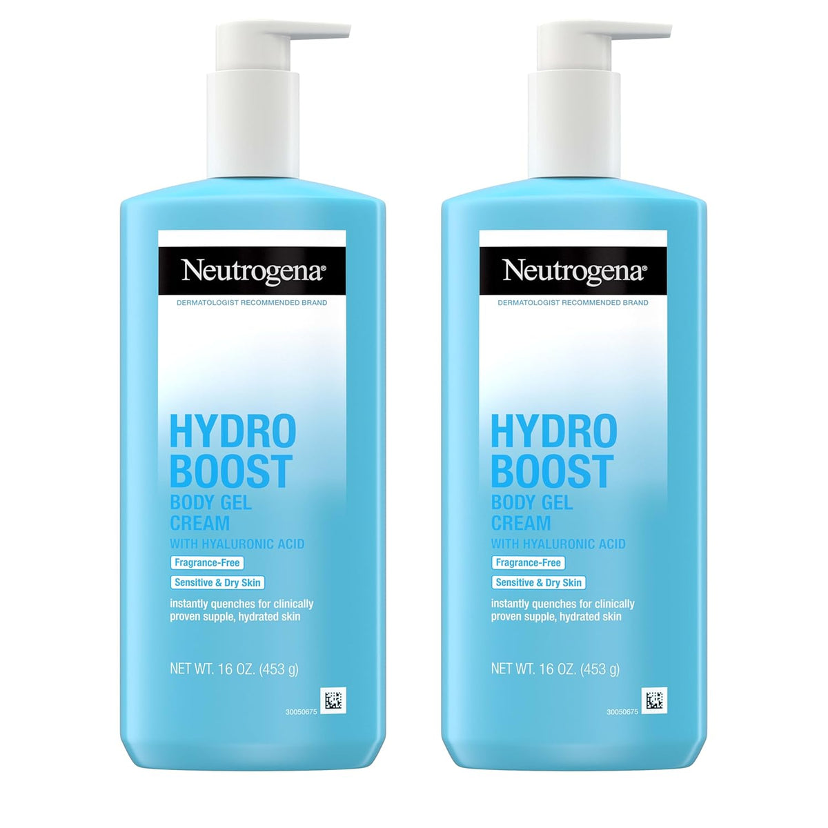 Neutrogena Hydro Boost Body Gel Cream, 16 fl oz, 2-pack