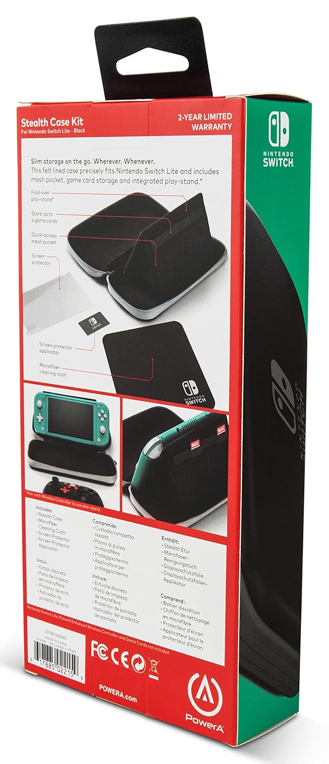 PowerA Stealth Case Kit For Nintendo Switch Lite [video game]