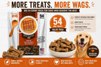 Nylabone Beef Broth Bones Dog Treats (Net 54Count), 2.38 Lb