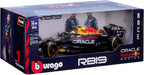 Bburago 1:18 Race Oracle Red Bull Racing RB19 (2023) with Driver Helmet, Perez #11