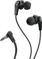 JLab Audio JBuds2 Premium in-Ear Earbuds with Guaranteed Fit | Wired Earbuds | Titanium 10mm Drivers Noise Reducing | Nickle-Plated 3.5mm Audio Jack | Black