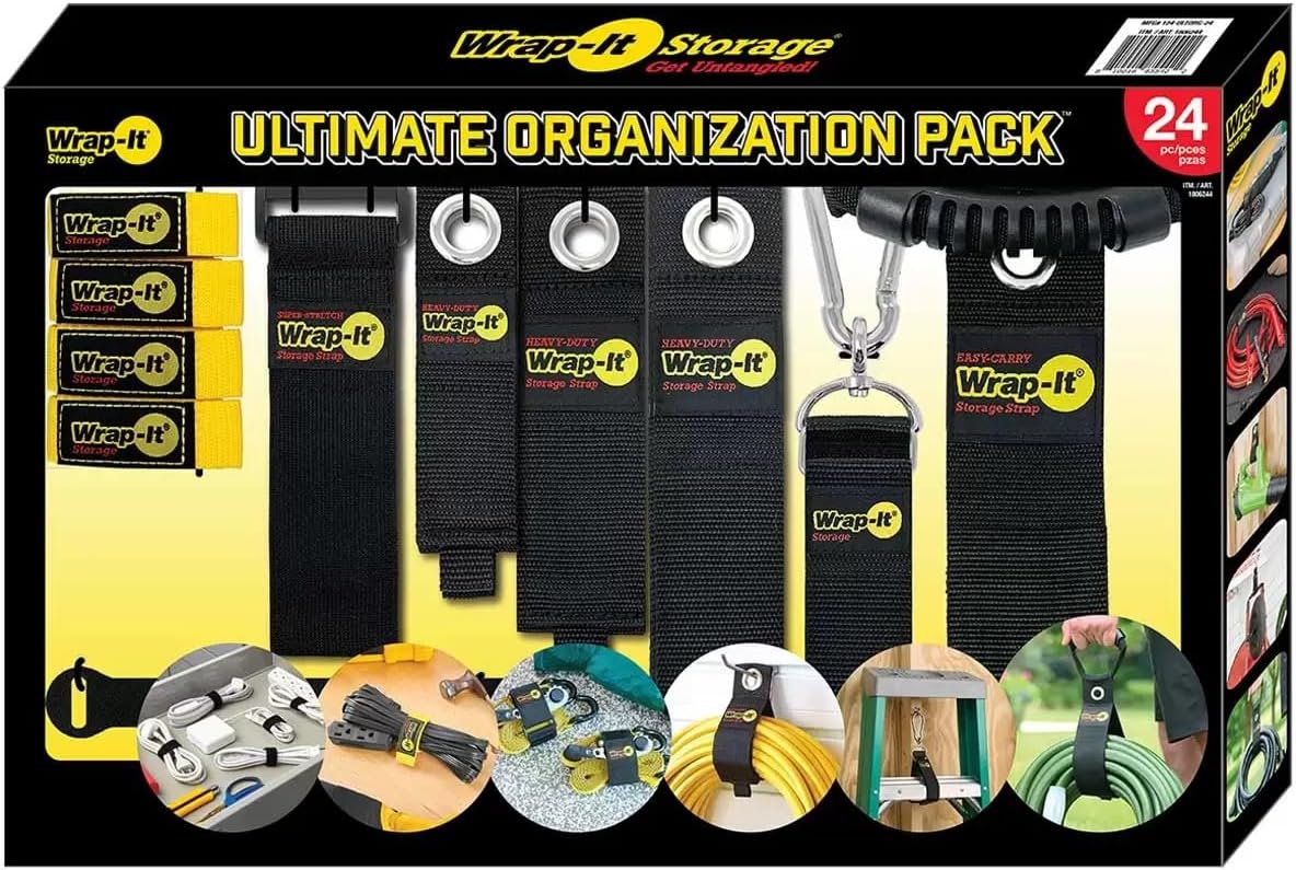 Wrap-It Storage Ultimate Organisation Pack, 24 Pieces