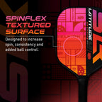 Selkirk Sport 2024 SLK Latitude 2.0 Pickleball Paddle | G4 Graphite Pickleball Paddle Face | Rev-Core+ Technology with SpinFlex Surface | Redesigned for Performance and Control