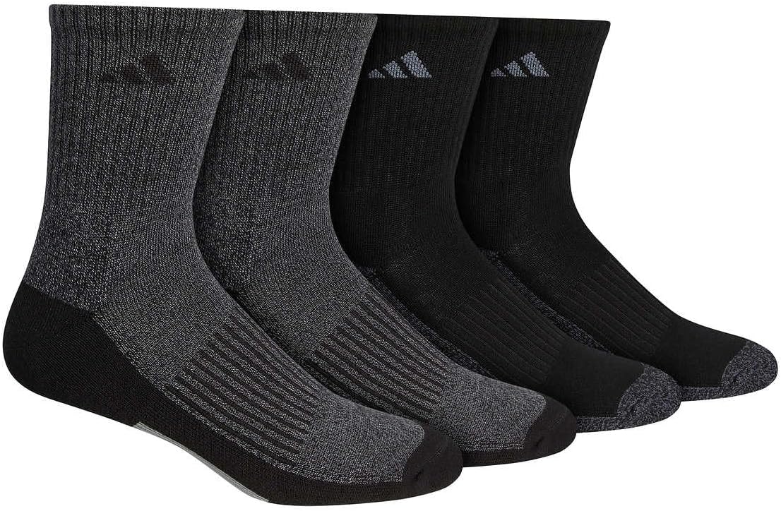 adidas Men's High Quarter Sock, 4-pack