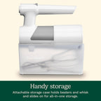 Cuisinart 5 Speed Hand Mixer with Storage Case, White, HM-150S