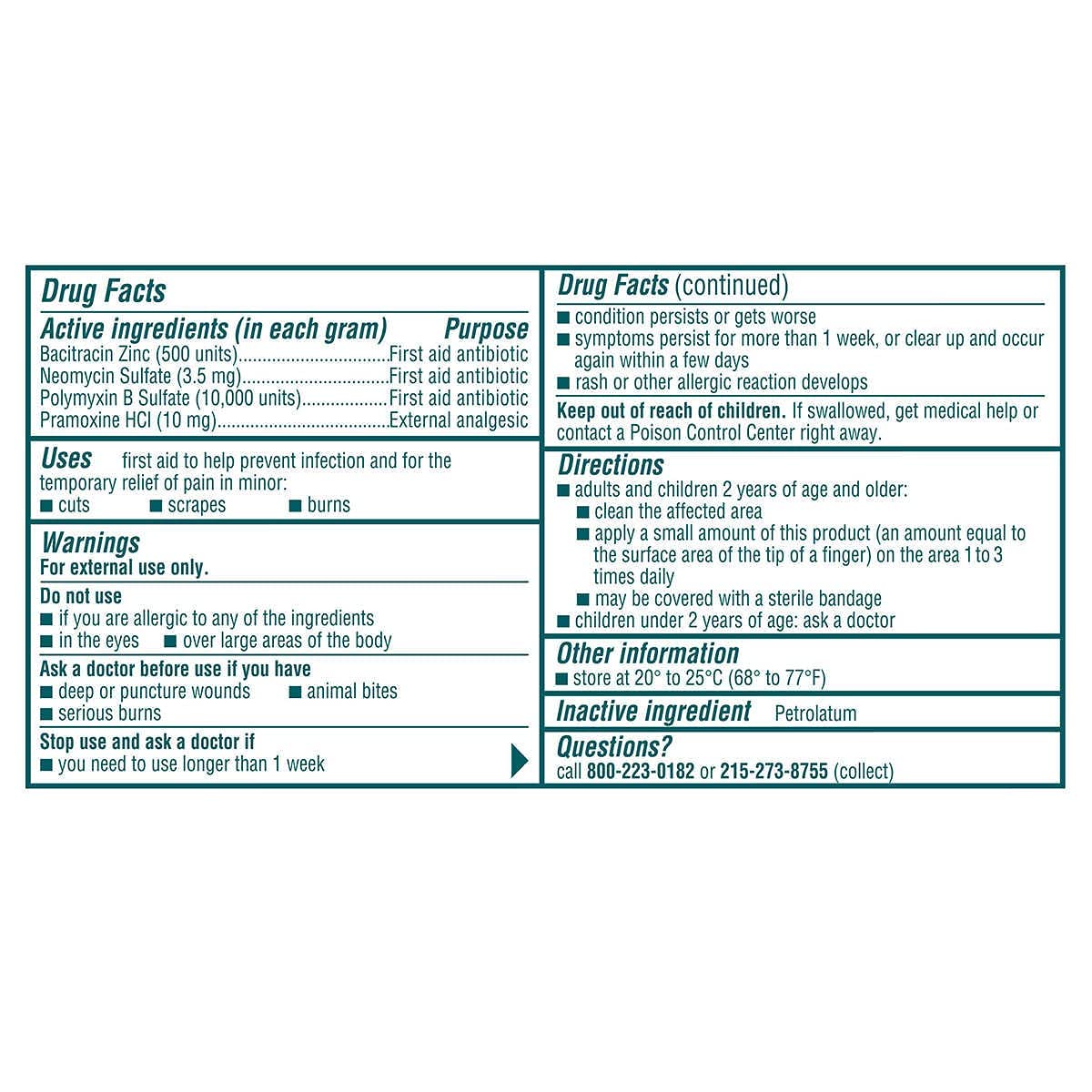 Neosporin Pain Relief Ointment First Aid Antibiotic Treatment 3 Pack Value Pack