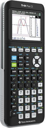 Texas Instruments TI-84 PLUS CE Graphing Calculator, Black (Frustration-Free Packaging) (84PLCE/PWB/2L1/A)
