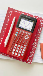 Texas Instruments TI-84 Plus CE Color Graphing Calculator, Radical Red Small