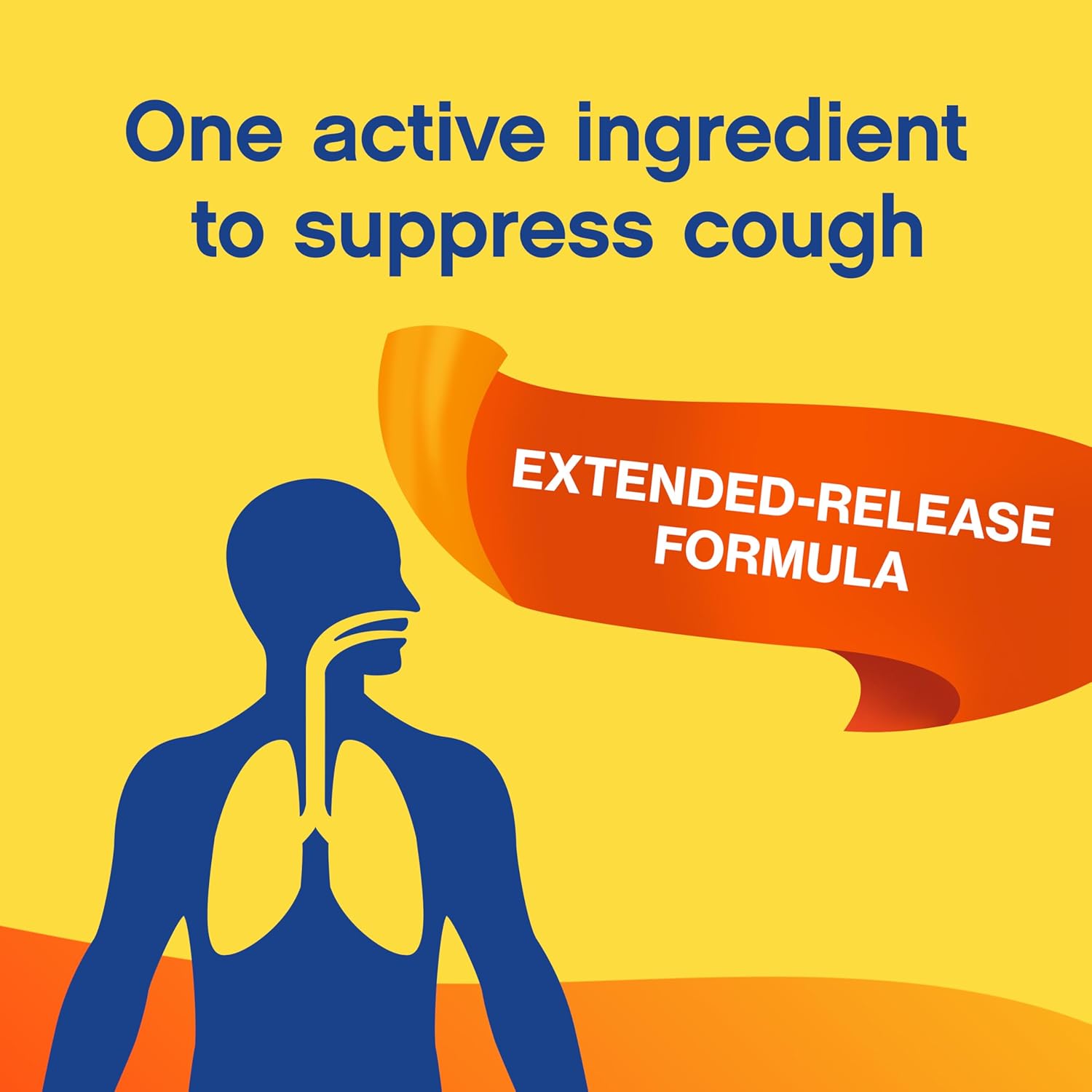 Delsym 12 Hour Cough Medicine for Adults, Powerful Relief for 12 Hours, Cough Suppressant Liquid with Extended-Release Dextromethorphan, Orange Flavor Liquid Cough Syrup, 5 Fl Oz (Pack of 1)