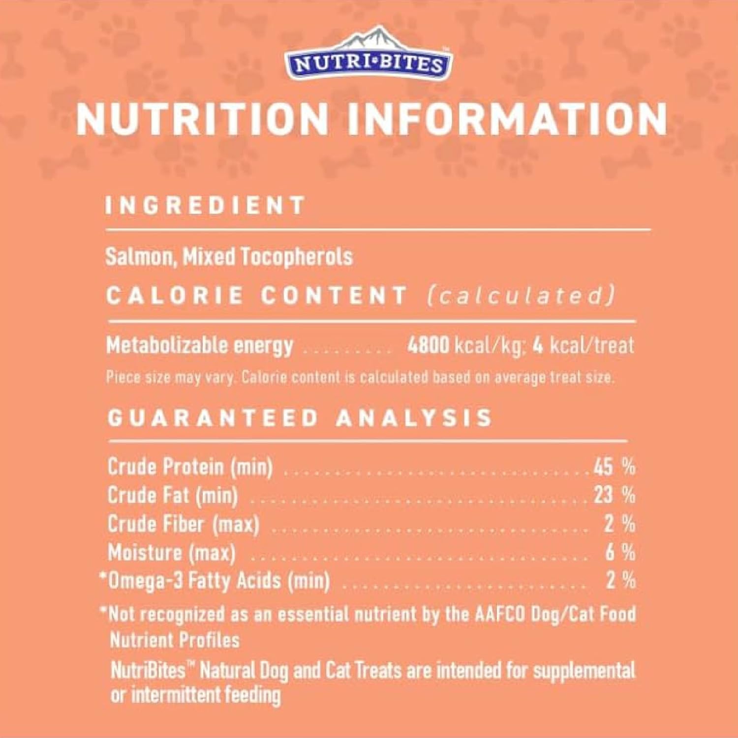 Nutri Bites Freeze Dried Salmon Dog & Cat Treats, 14oz | Healthy Pet Training Treats or Food Topper | All Natural, 1 Single Animal Protein, High Protein