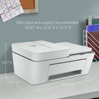 HP DeskJet Plus 4155 Wireless All-in-One Printer, Mobile Print, Scan & Copy, Instant Ink Ready, Auto Document Feeder, Works with Alexa (3XV13A)