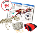 Abacus Brands Virtual Reality Dinosaurs Gift Box - Illustrated Interactive VR Book and STEM Learning Activity Set - for Ages 8 and Up