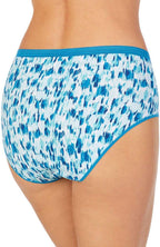 Carole Hochman Womens 5 Pack Midnight Cotton Luxe Briefs (Small, Turkish Tile)