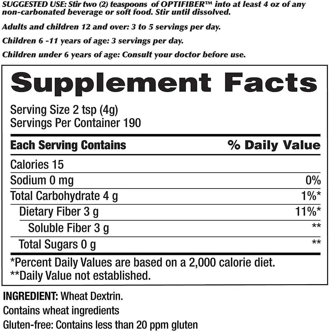 Kirkland Signature OPTIFIBER, 26.8 oz