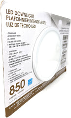 Feit Electric Round, 2 Mounting Options, for Home, Office, Commercial LED Downlight, 7.5", 2700K Soft White