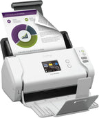 Brother Wireless High-Speed Desktop Document Scanner, ADS-2700W, Touchscreen LCD, Duplex Scanning
