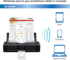 Epson ES-300WR Wireless Color Portable Duplex Document Scanner Accounting Edition for PC and Mac Auto Doc Feeder (ADF)