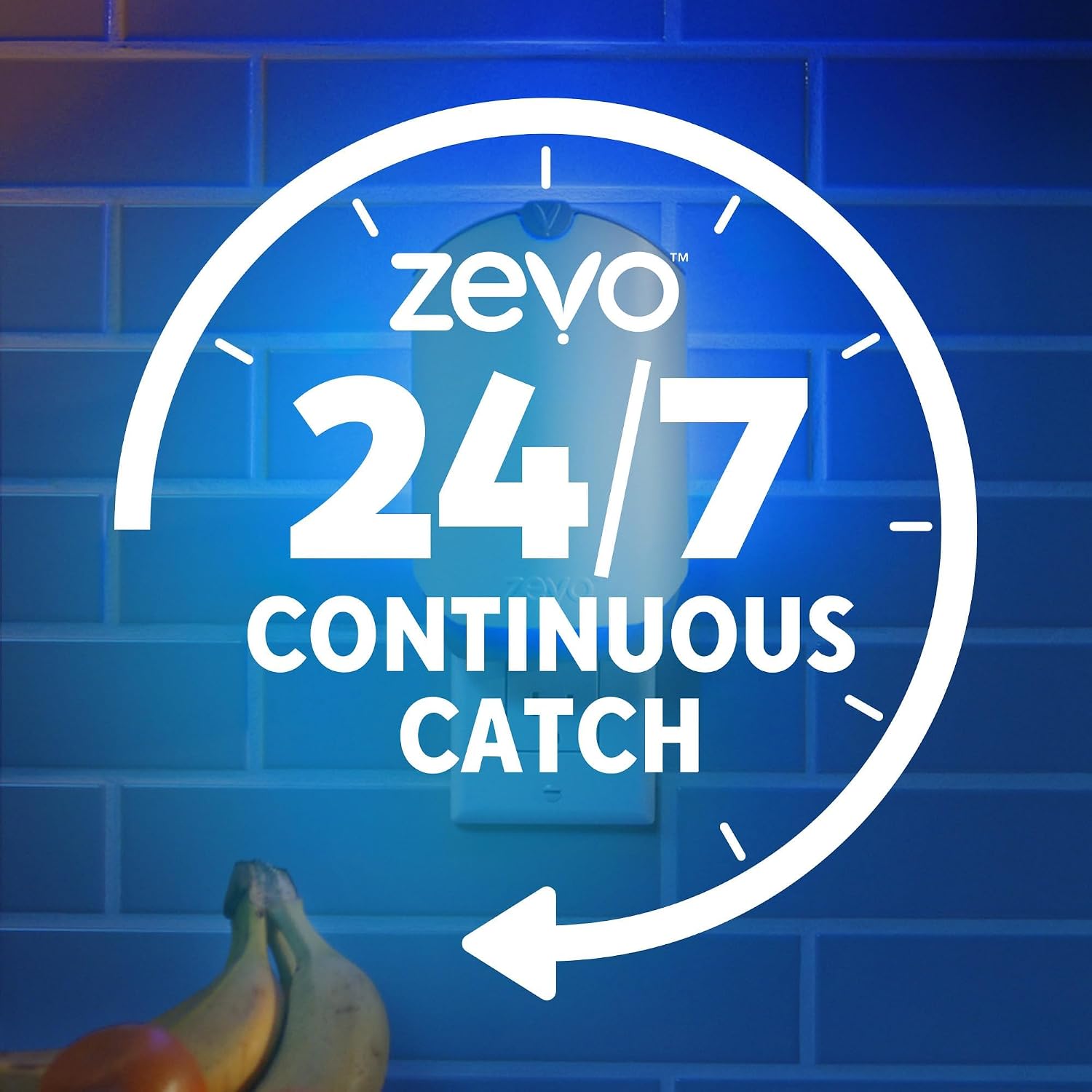 Zevo Trap & Lock Refills, 24/7 Continuous Catch, 12 count