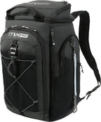 Titan PRO By ARCTIC ZONE Insulated Backpack Cooler with Ice Walls (Black-Black)