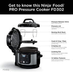 Ninja Foodi Pro Pressure Cooker 11-in-1 | 1460 Watts | 6.5 qt
