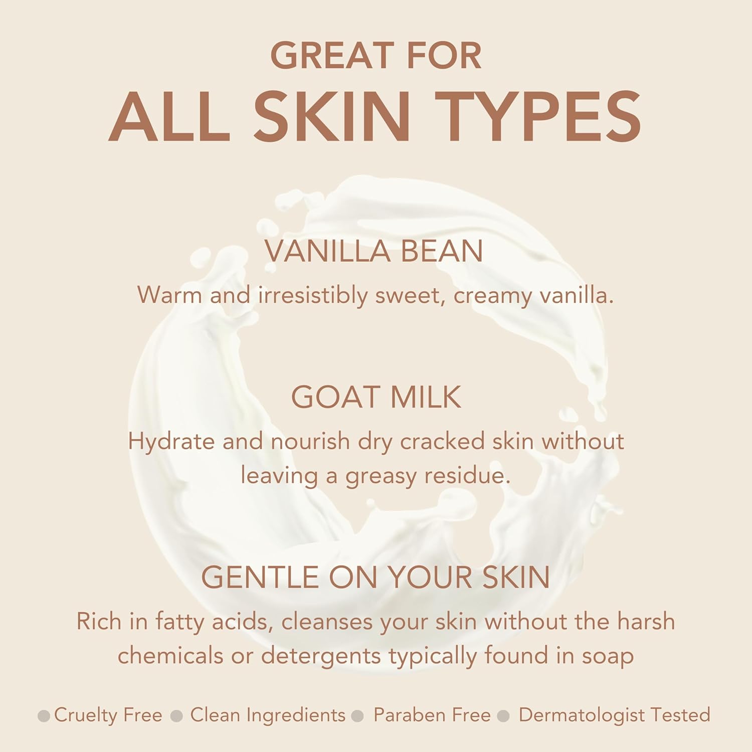 Dionis Goat Milk Vanilla Bean Hand Soap 8.5 oz (Pack of 1)