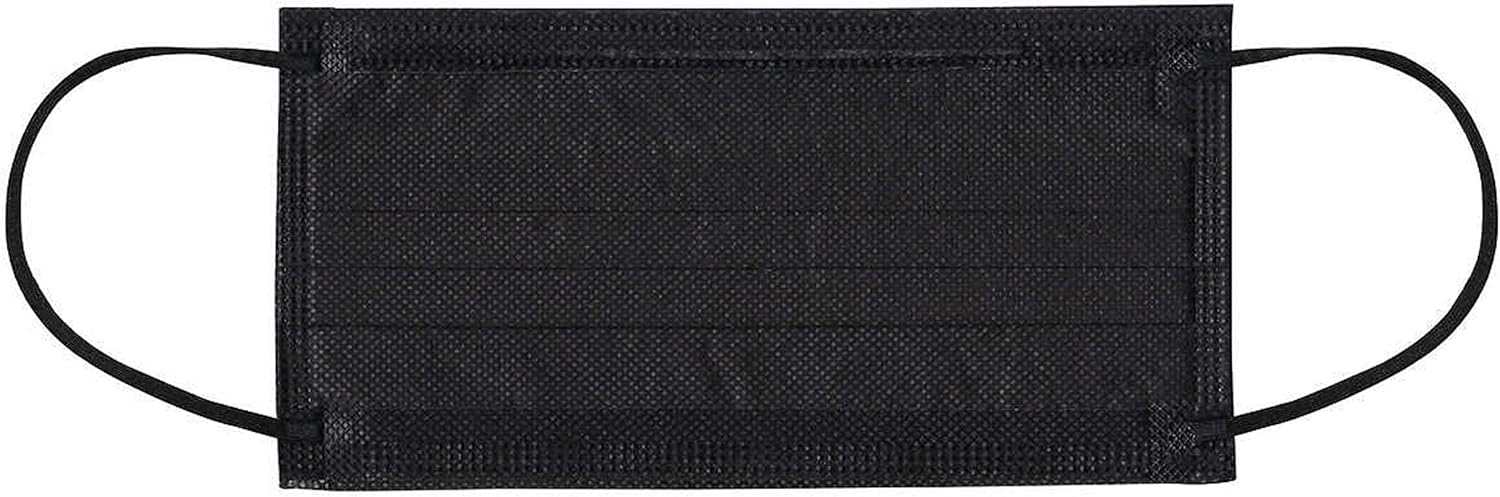FLTR General Use Face Mask, 50 Disposable Masks (50, Black)