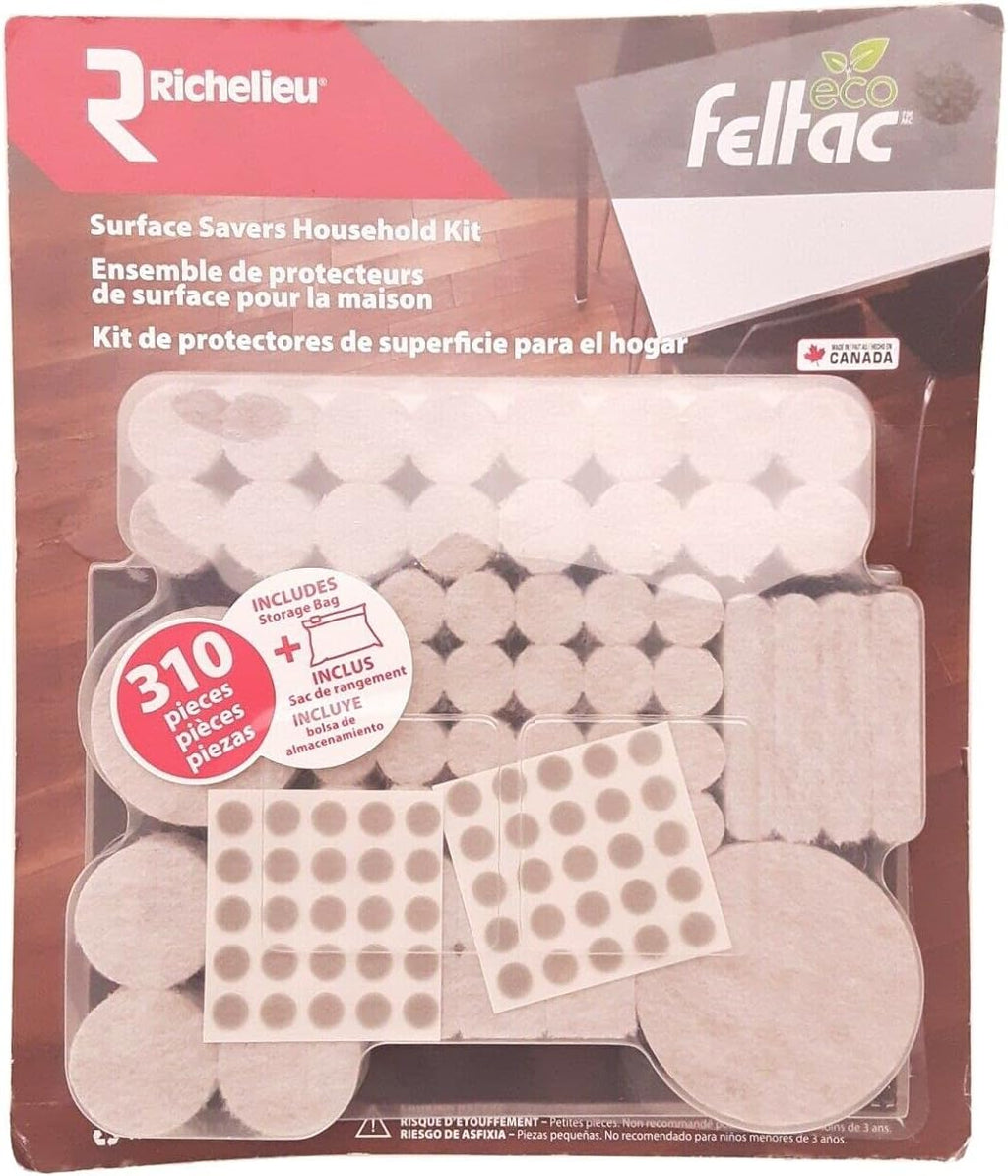 RICHELIEU Eco Feltac Surface Savers Household Kit