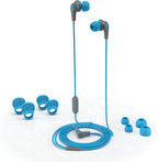 JLab Audio JBudsPRO Premium in-ear Earbuds with Mic, Guaranteed Fit, GUARANTEED FOR LIFE - Blue