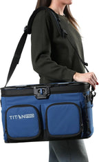 Titan PRO by Arctic Zone 48 Can Triple Zipperles Cooler (Grey)