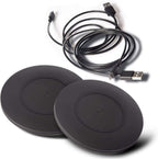 TYLT Shield 2 Pack Wireless Charger Pad | Wireless Charging Station | Qi-Certified 10W Max Universal Fast Wireless Charging Pad Compatible to Apple, Samsung, Wireless Buds, and Other Capable Devices