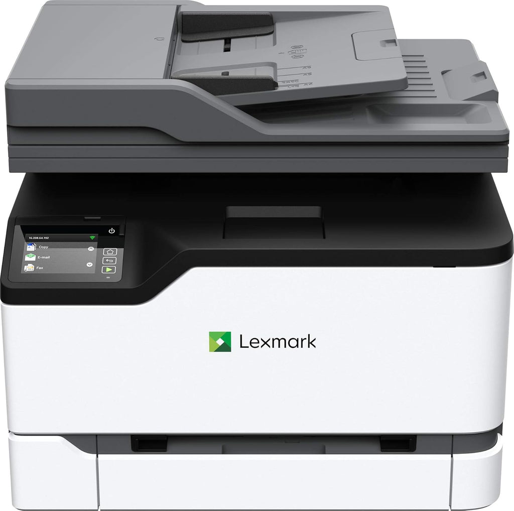 Lexmark MC3224adwe Color Multifunction Laser Printer with Print, Copy, Fax, Scan and Wireless Capabilities, Two-Sided Printing with Full-Spectrum Security and Prints Up to 24 ppm (40N9050)