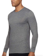 32 Degree Men's Heat Long Sleeve Scoop Neck Tee 2-Pack sz M White/Grey