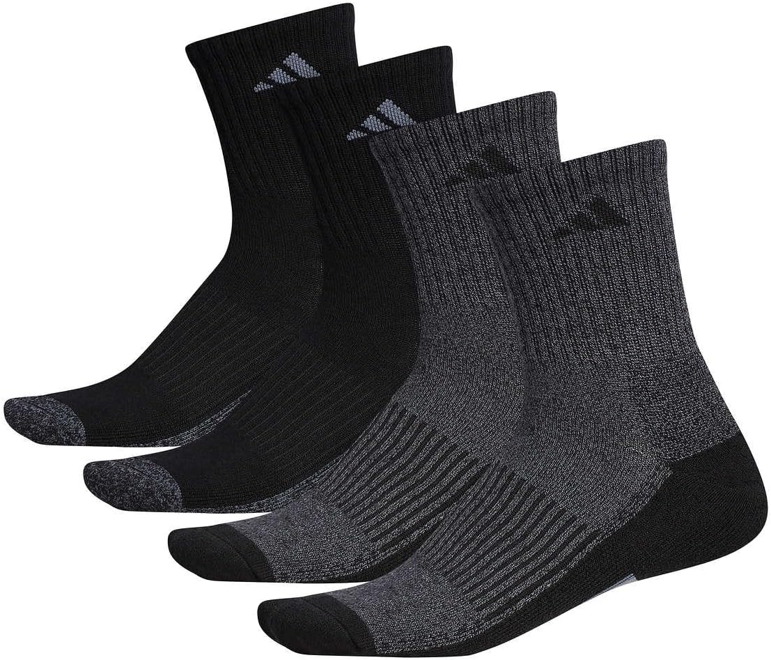 adidas Men's High Quarter Sock, 4-pack