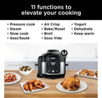 Ninja Foodi Pro Pressure Cooker 11-in-1 | 1460 Watts | 6.5 qt
