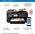 Epson Workforce WF-7710 Wireless Wide-Format Color Inkjet Printer with Copy, Scan, Fax, Wi-Fi Direct and Ethernet, Amazon Dash Replenishment Ready