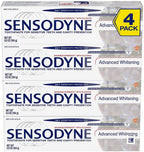SENSODYNE Advanced Whitening Toothpaste, 6.5 oz, 4-Pack