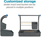 Polder Under Sink Storage Caddy, Kitchen and Bathroom Organization and Storage with Tray, Easy-to-Assemble, 16.75" x 10.5" x 16.5"
