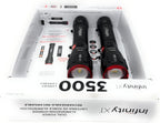 Infinity X1 3500 Lumen Dual Power Flashlight 2-Pack – High-Performance LED, Rechargeable or Alkaline Powered, 4 Light Modes, USB-C Charging, Includes Batteries and Cables