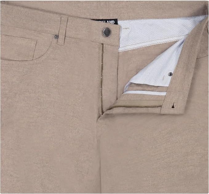 KIRKLAND Signature Men's Stretch Comfort Tapered Fit Brushed 5 Pocket Pant
