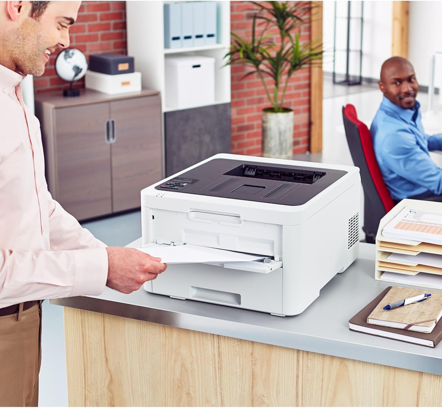 Brother HL-L3230CDW Compact Digital Color Printer Providing Laser Printer Quality Results with Wireless Printing and Duplex Printing, Amazon Dash Replenishment Ready, White
