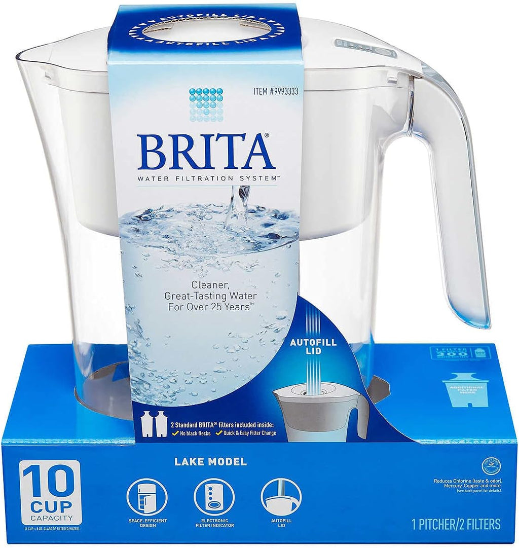 Brita Lake Pitcher with 2 Filters